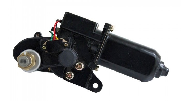 AM Equipment 212-2000 Series DC Gear Motor Assembly 12V 25mm (1") Shaft 65&deg; Sweep