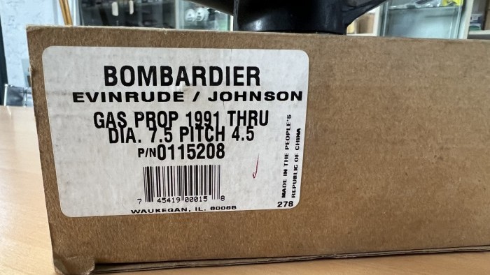 Helice Evinrude Johnson OMC - 0115208