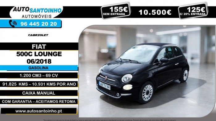 Fiat 500C Lounge Cabriolet