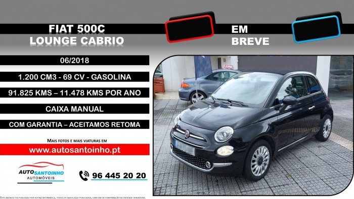 Fiat 500C Lounge Cabriolet