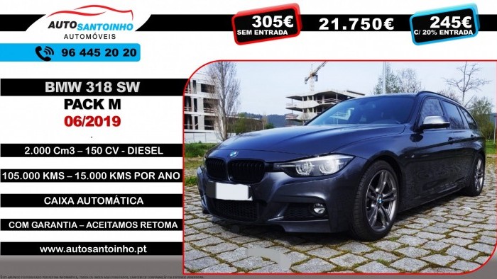 BMW S&eacute;rie 3 - 318 Pack M